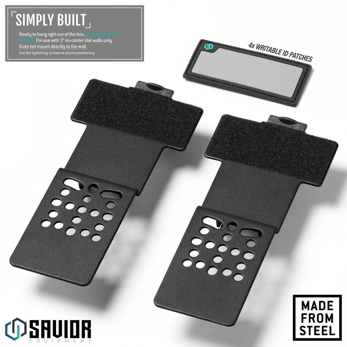 savior uniwersalny uchwyt kabury wall rack system 2 pack czarny wrs acc hstr 2p bk