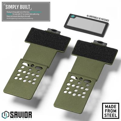 savior uniwersalny uchwyt kabury wall rack system 2 pack zielony wrs acc hstr 2p og