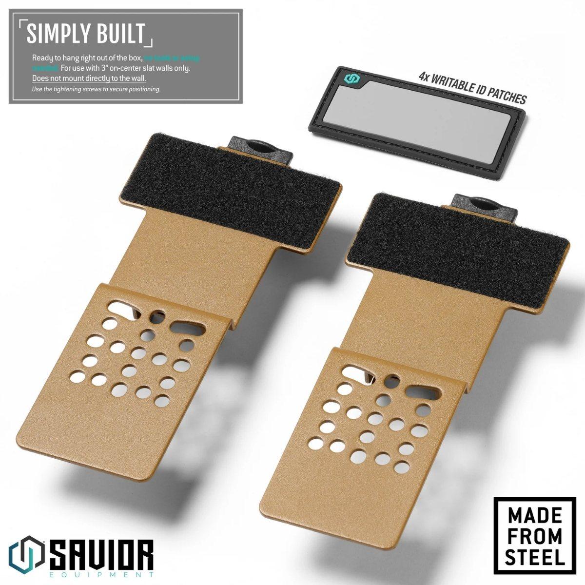 savior uniwersalny uchwyt kabury wall rack system 2 pack tan wrs acc hstr 2p tn