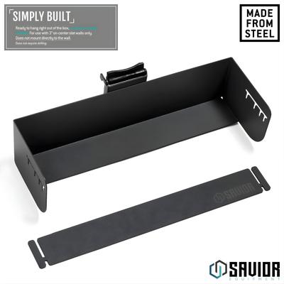 savior uniwersalny holder uchwyt na magazynki wall rack system dlugi czarny wrs acc mr long bk