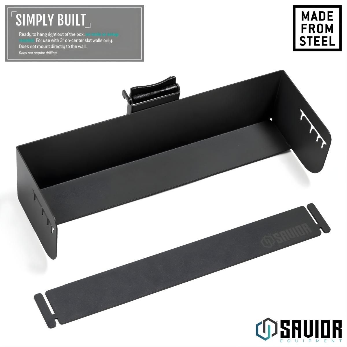 savior uniwersalny holder uchwyt na magazynki wall rack system dlugi czarny wrs acc mr long bk