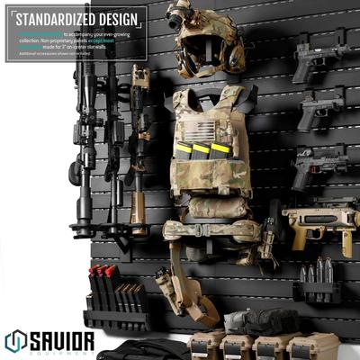 savior uniwersalny holder uchwyt na magazynki wall rack system dlugi czarny wrs acc mr long bk