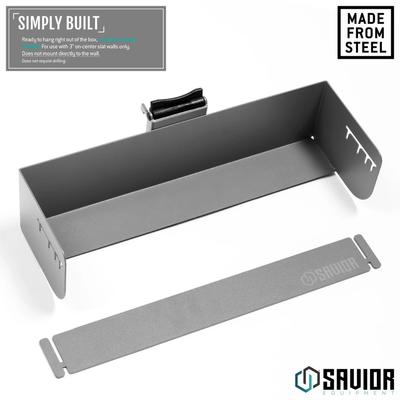 savior uniwersalny holder uchwyt na magazynki wall rack system dlugi szary wrs acc mr long gs