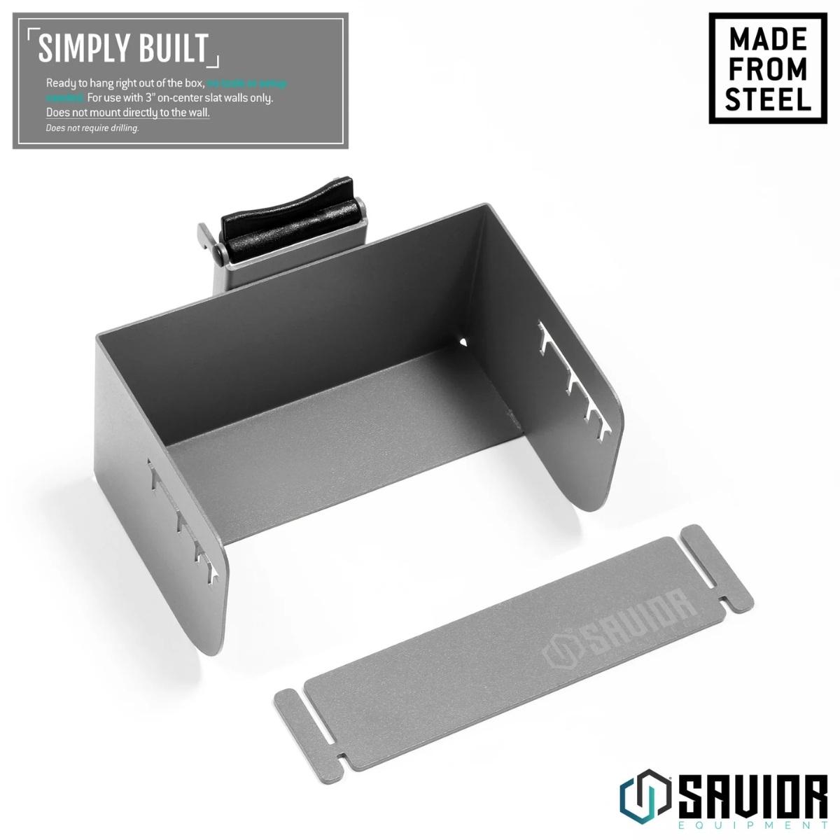 savior uniwersalny holder uchwyt na magazynki wall rack system krotki szary wrs acc mr small gs