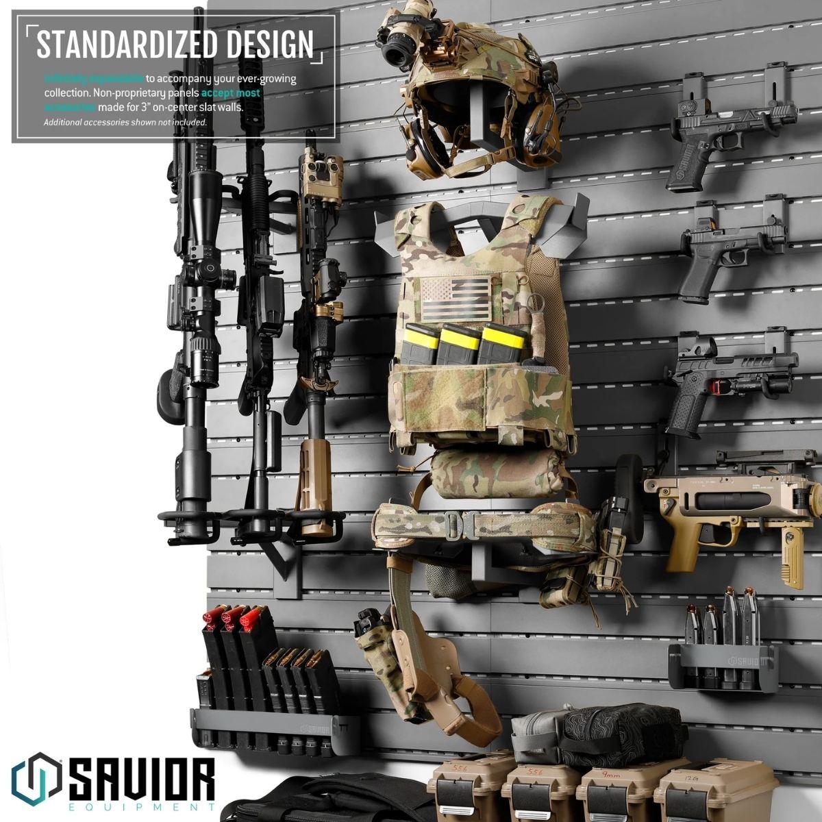 savior uniwersalny holder uchwyt na magazynki wall rack system krotki szary wrs acc mr small gs