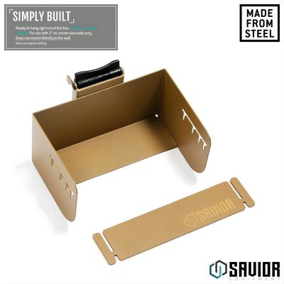 savior uniwersalny holder uchwyt na magazynki wall rack system krotki tan wrs acc mr small tn