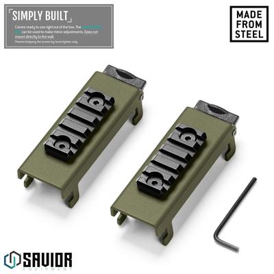 savior holder uchwyt picatinny wall rack system 2 pack zielony wrs acc pcrl 2p og