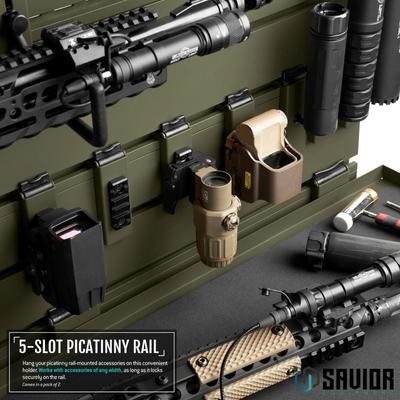 savior holder uchwyt picatinny wall rack system 2 pack zielony wrs acc pcrl 2p og