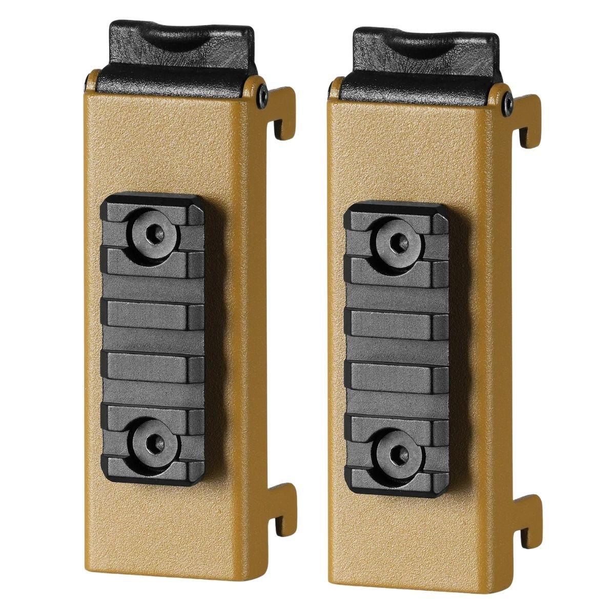 savior holder uchwyt picatinny wall rack system 2 pack tan wrs acc pcrl 2p tn