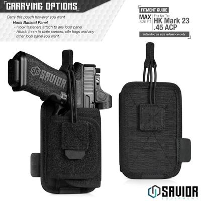 savior uniwersalna kabura holder na pistolet czarna sp tns phol bk