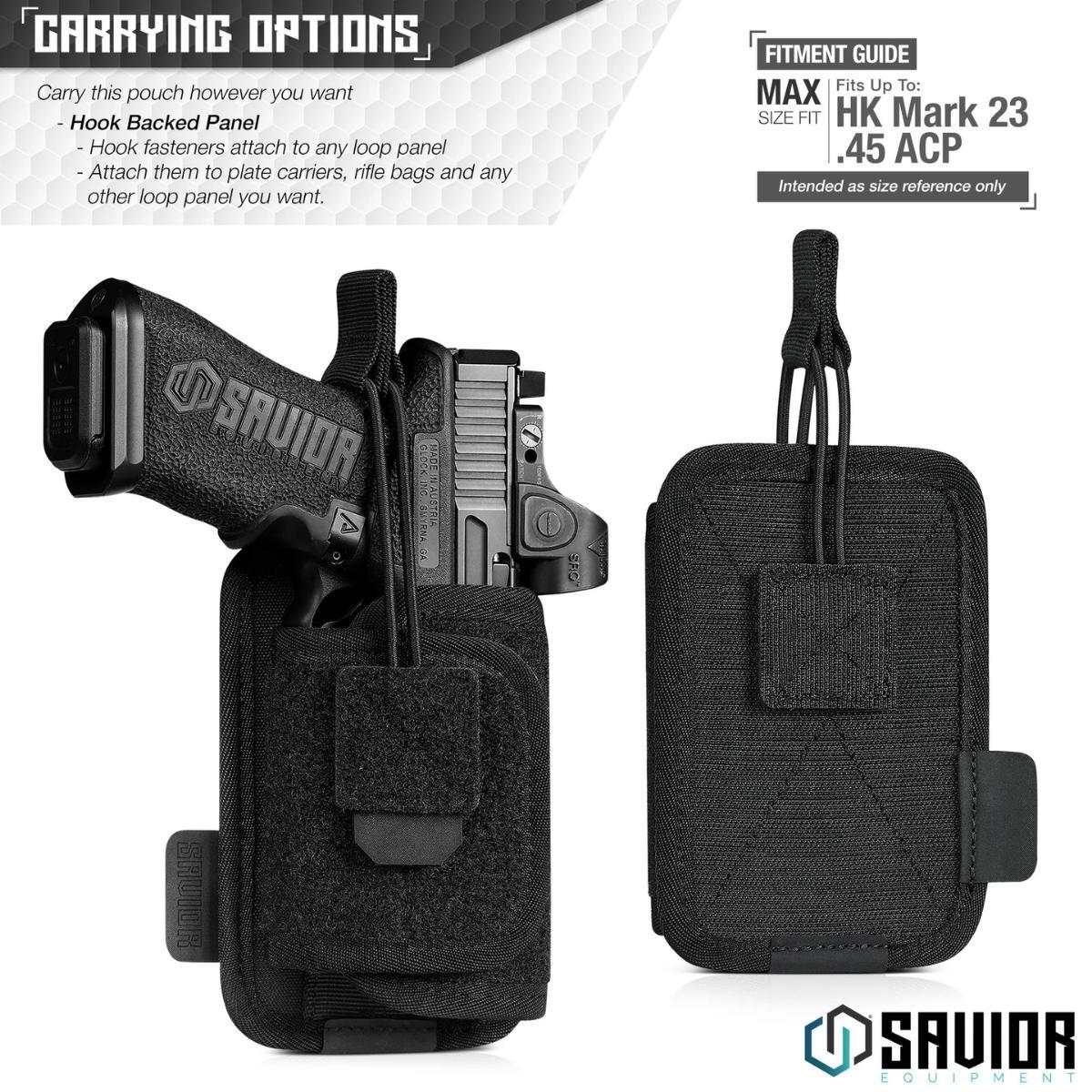 savior uniwersalna kabura holder na pistolet czarna sp tns phol bk