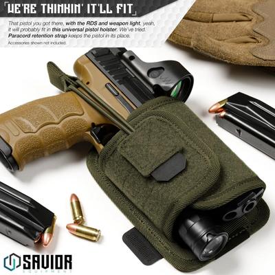 savior uniwersalna kabura holder na pistolet zielona sp tns phol og