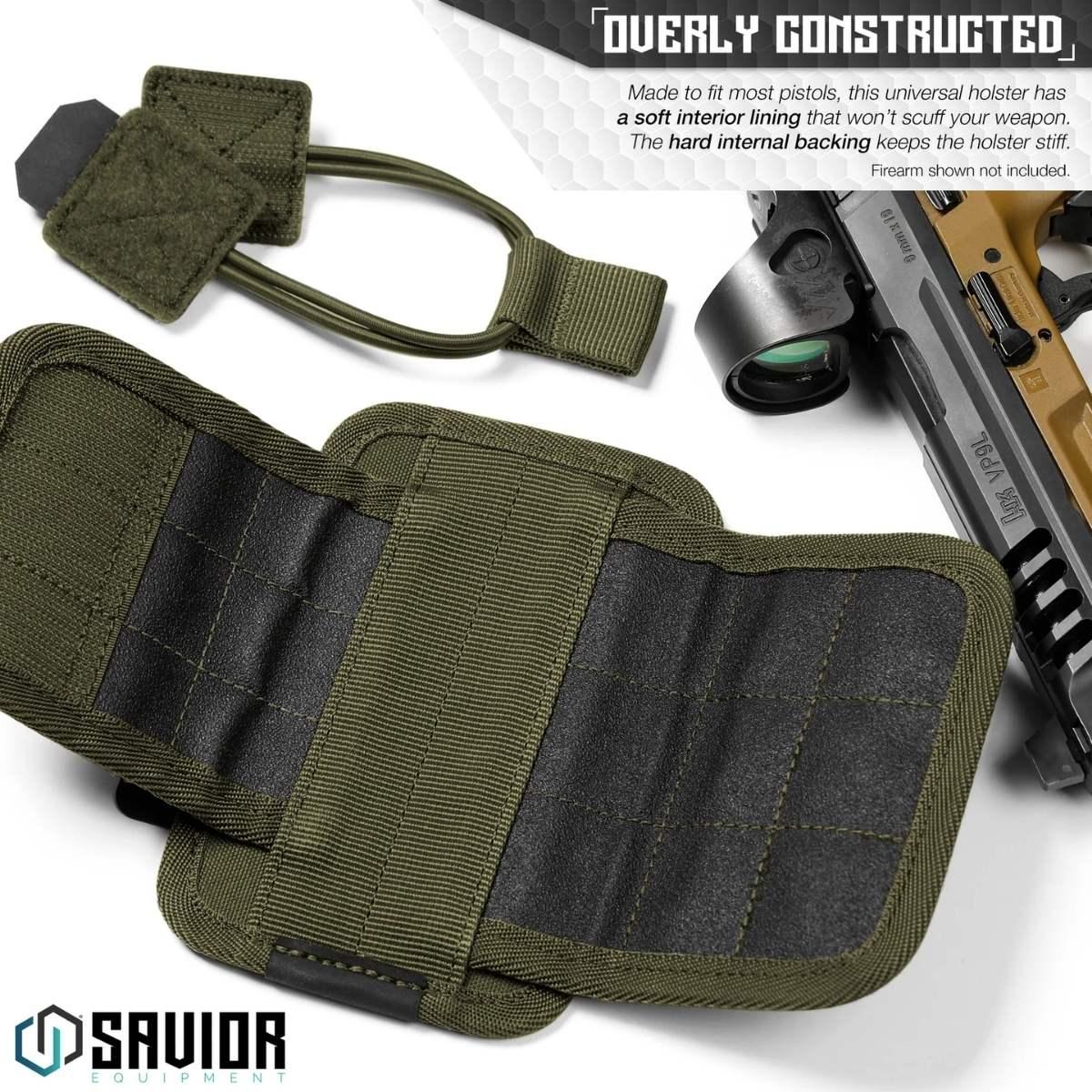 savior uniwersalna kabura holder na pistolet zielona sp tns phol og