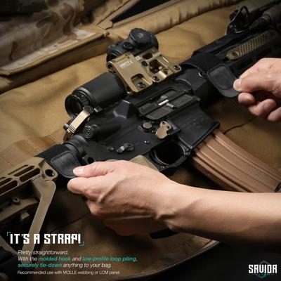 savior pas mocujacy rzep hook loop strap 1 5 2 pack szary strap 150r 2p gs