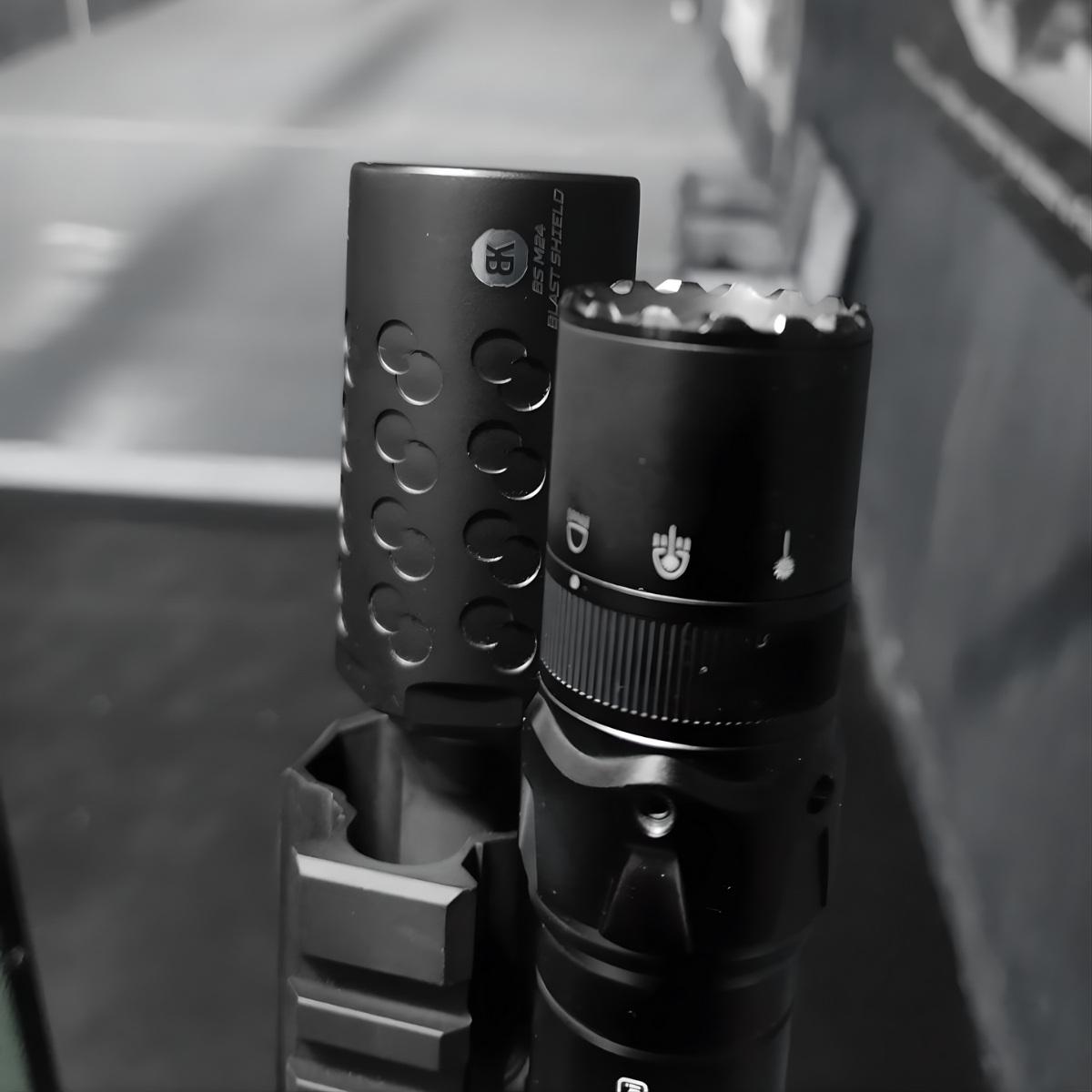 bk precise blast shield qd taplock magpul fde