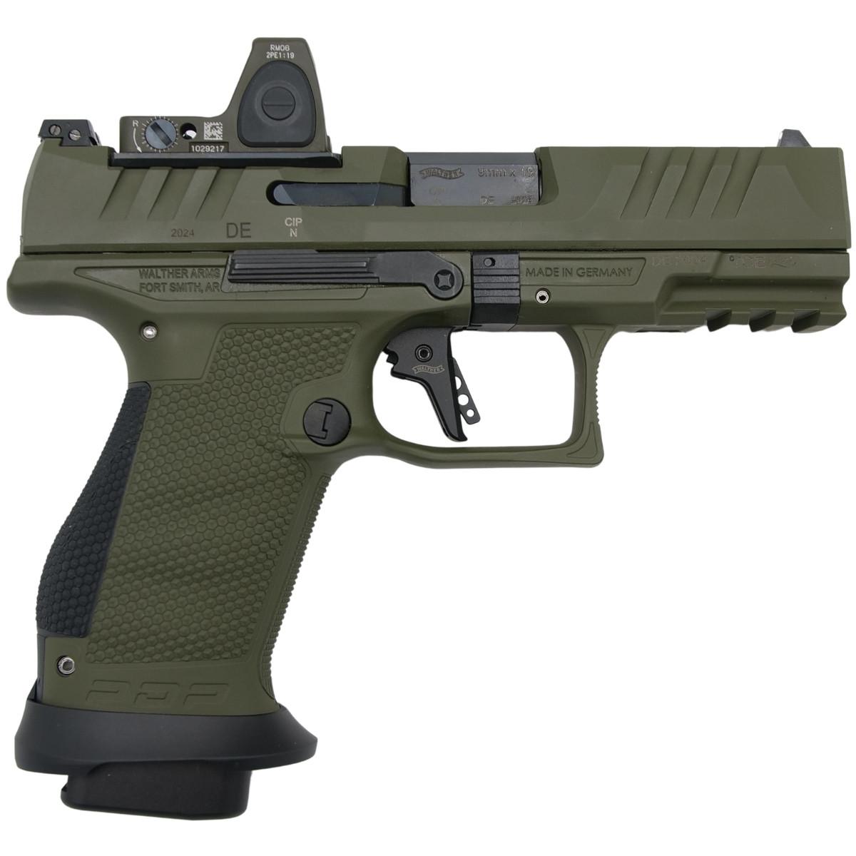 walther pdp pro compact 4 green special edition z trijicon rmr