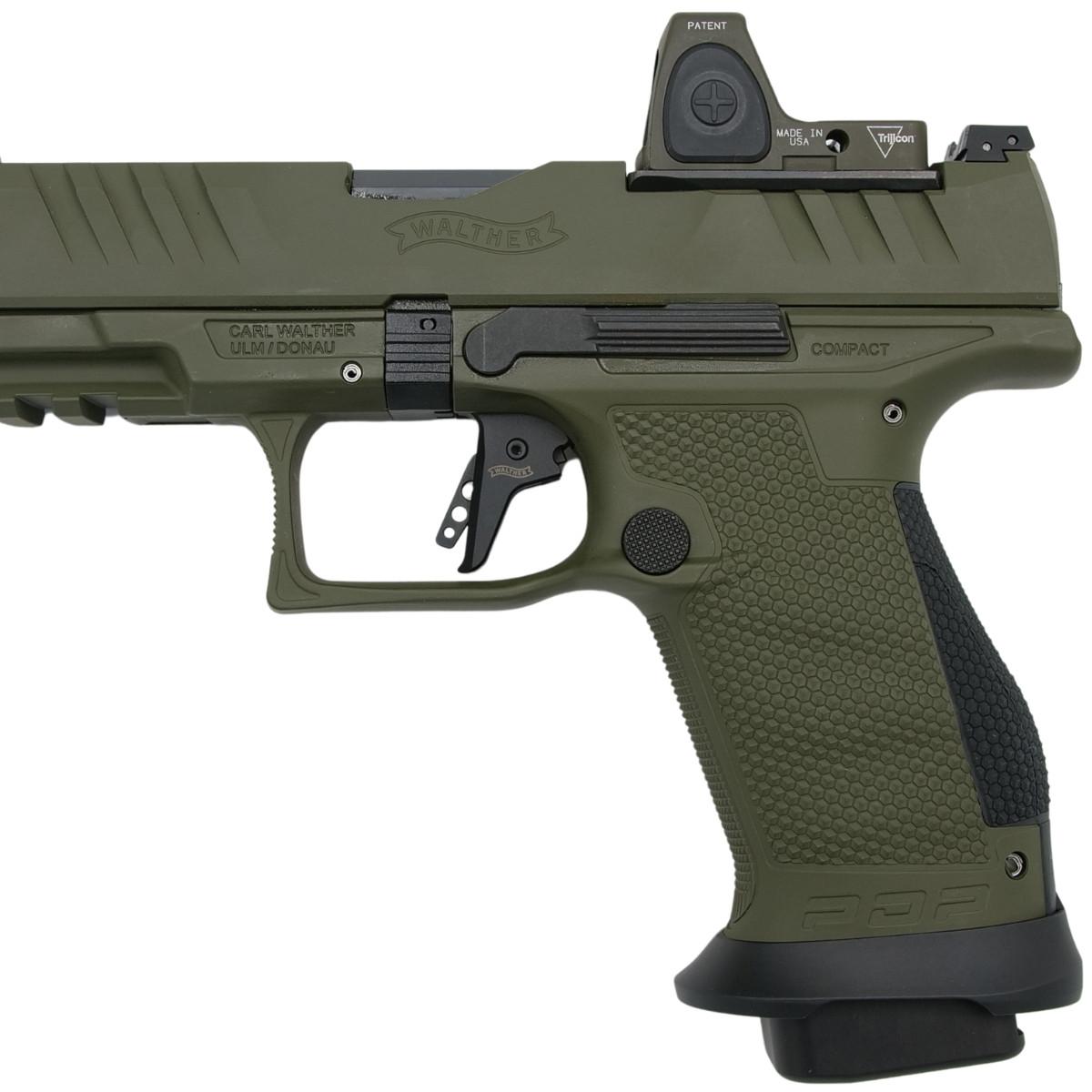 walther pdp pro compact 4 green special edition z trijicon rmr