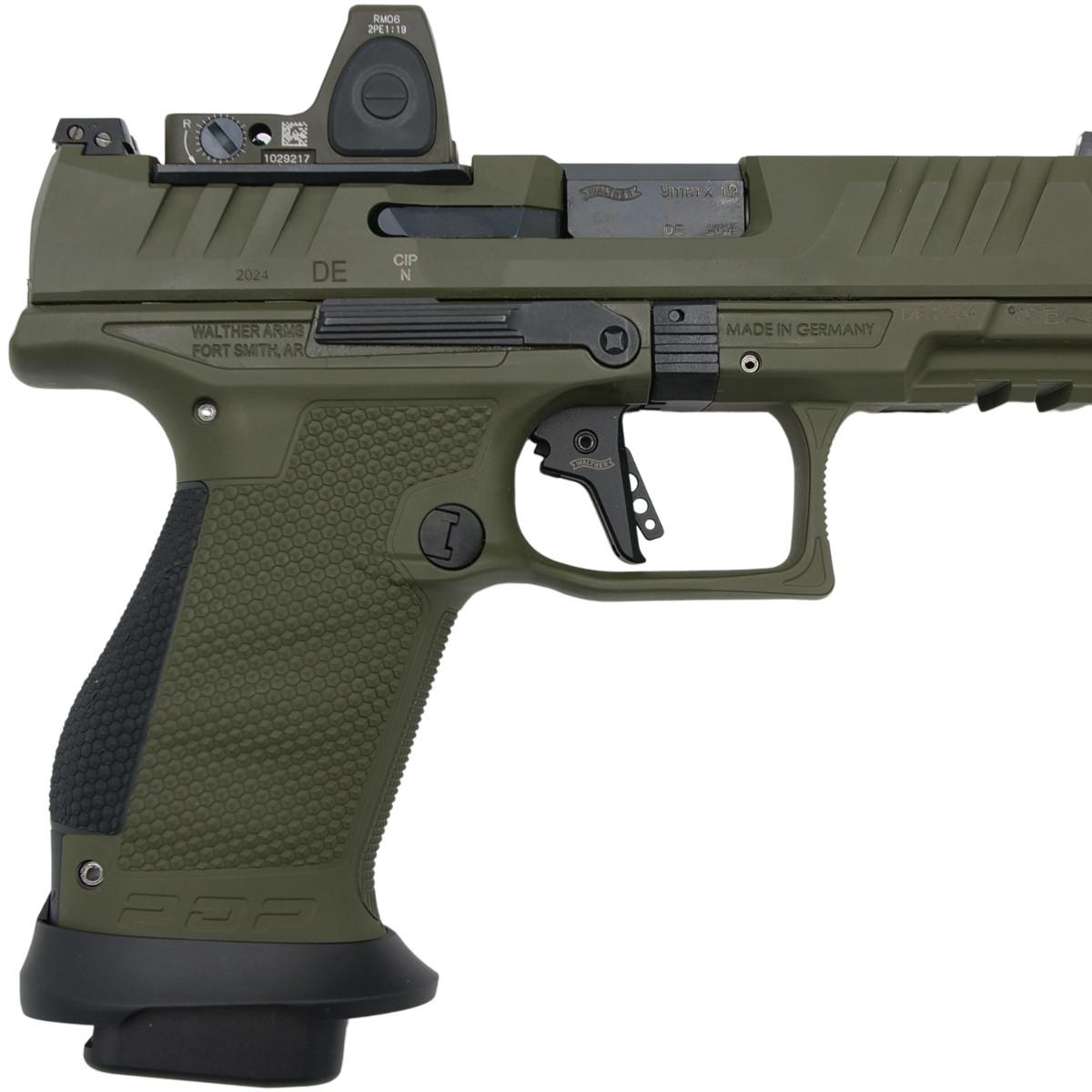 walther pdp pro compact 4 green special edition z trijicon rmr
