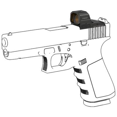 vector optics kolimator frenzy 1x16x21 glock mos scrd 81