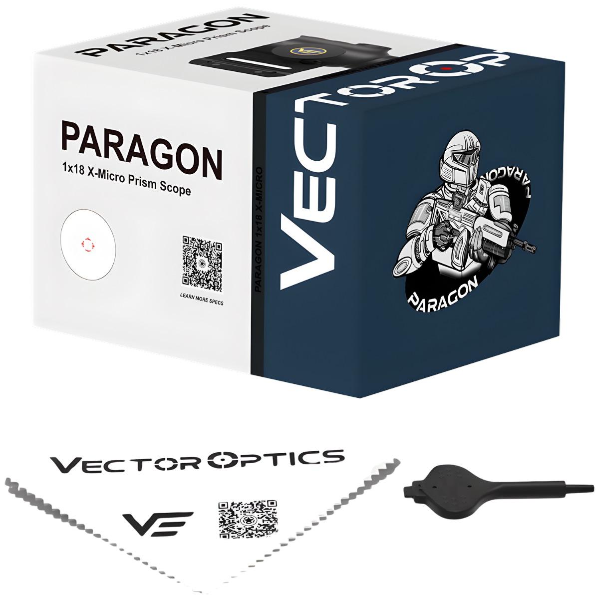 vector optics celownik pryzmatyczny paragon x micro 1x18 2 moa scps m10