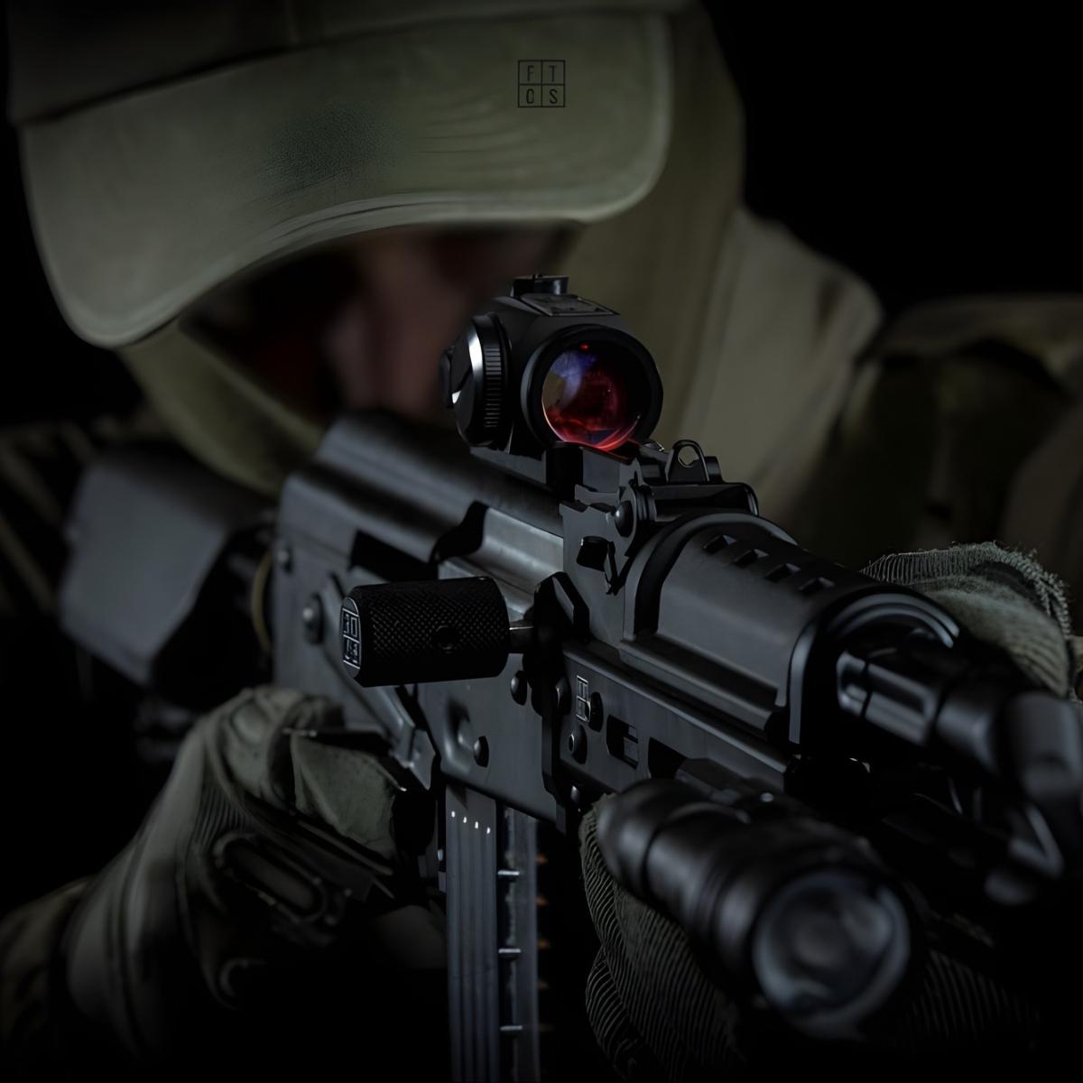 ftcs loze aluminiowe do karabinkow platformy ak rozmiar l czarny ftcs nr 36