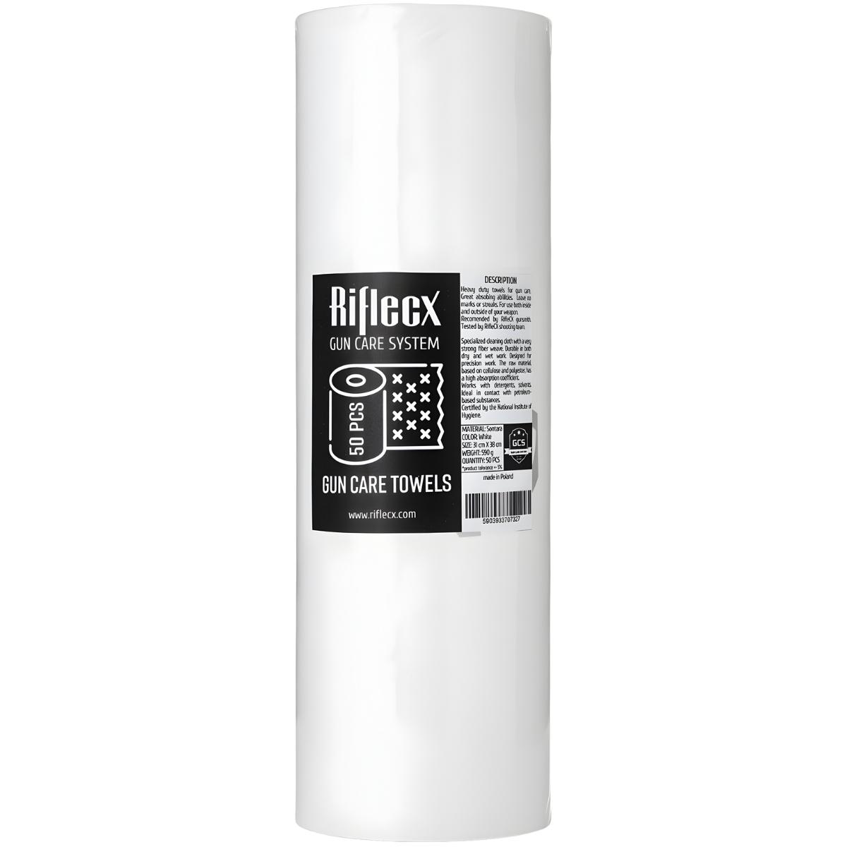 riflecx gun care towels 50szt