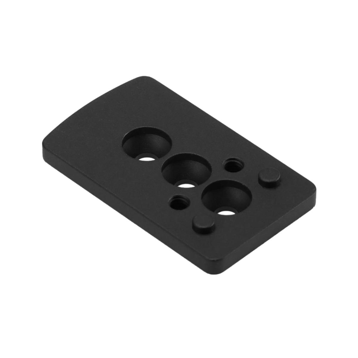 unity tactical offset optic adapter plate aimpoint micro black fst sopm