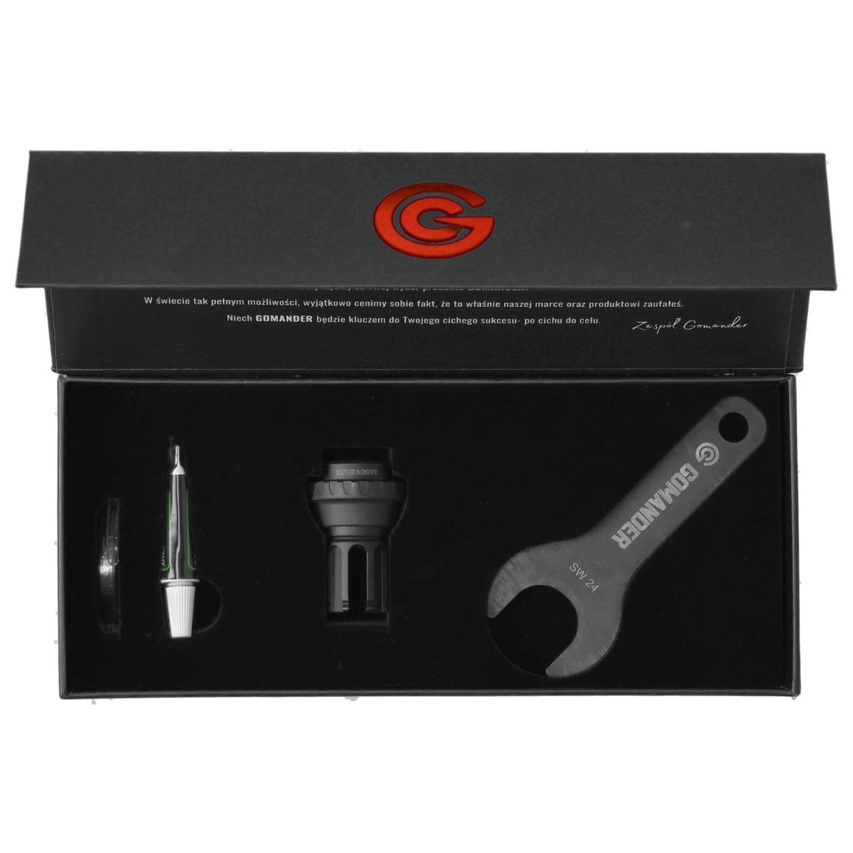 gomander flash hider quadron evo 5 56 mm gwint 1 2x28 unef tb0 9616