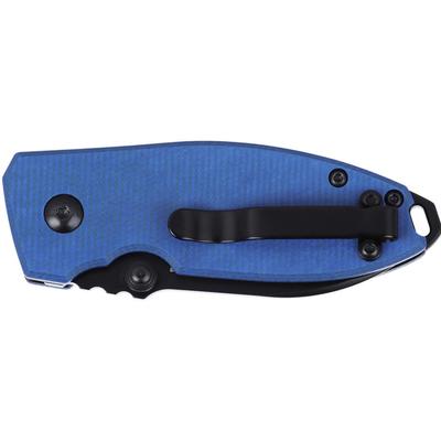 crkt noz squid button lock blue 2474 bd