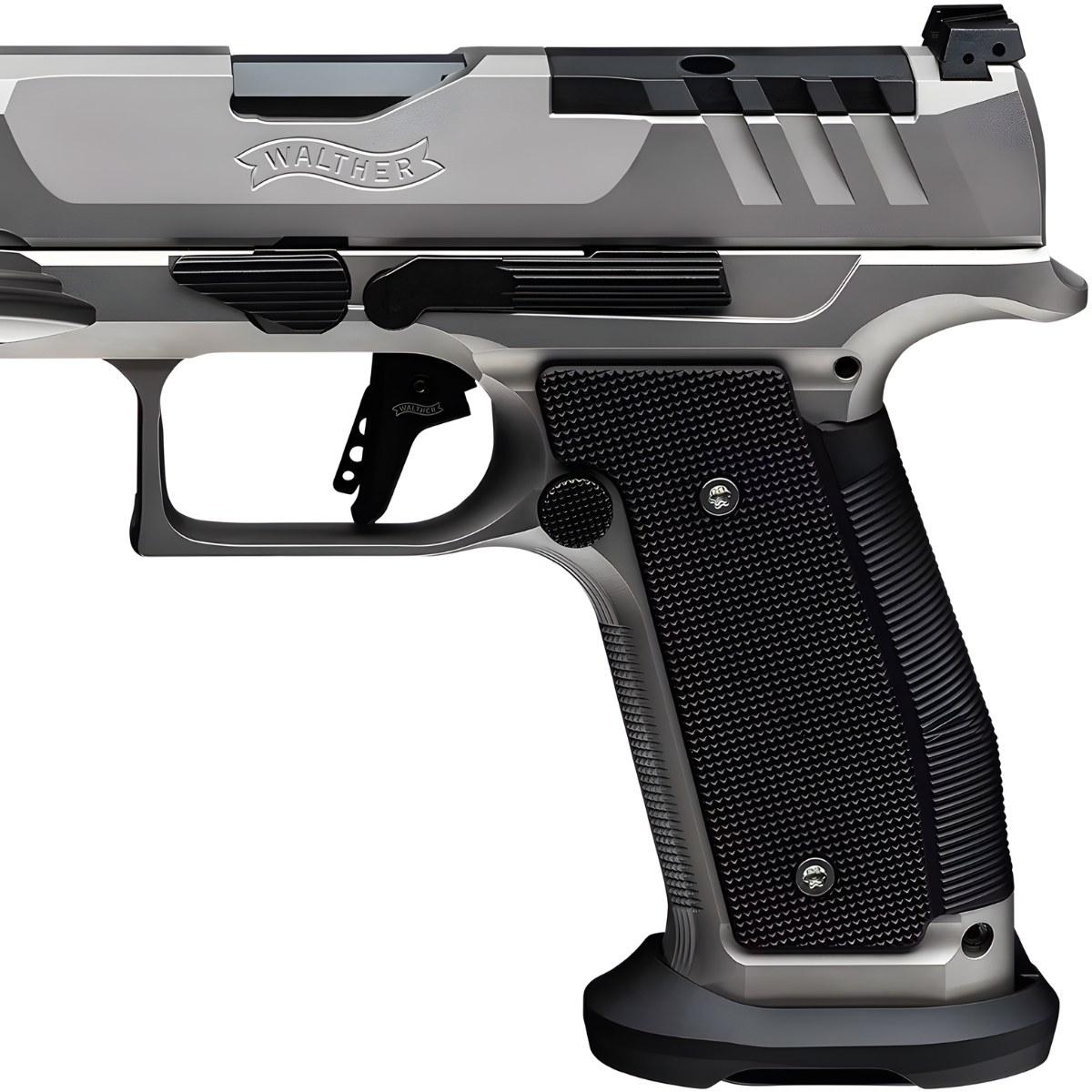 walther pdp full size match 5 steel frame black tie or