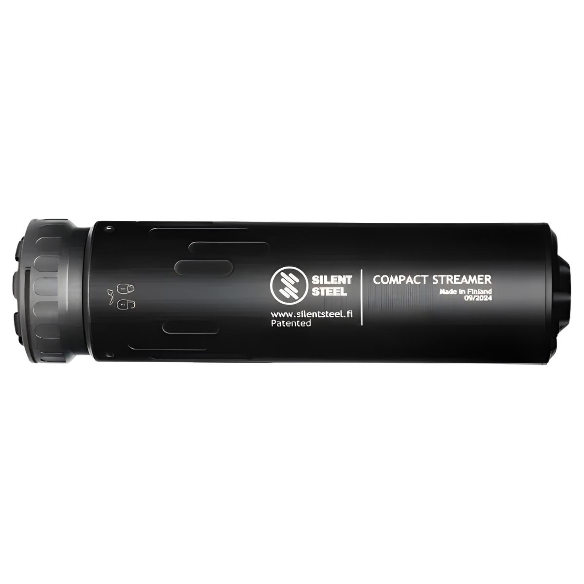 silent steel tlumik flow compact streamer steel 5 56 qdl black cst900b ss qdl