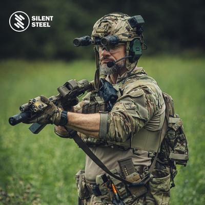 silent steel tlumik flow micro streamer steel 5 56 qdl black mst556b ss qdl