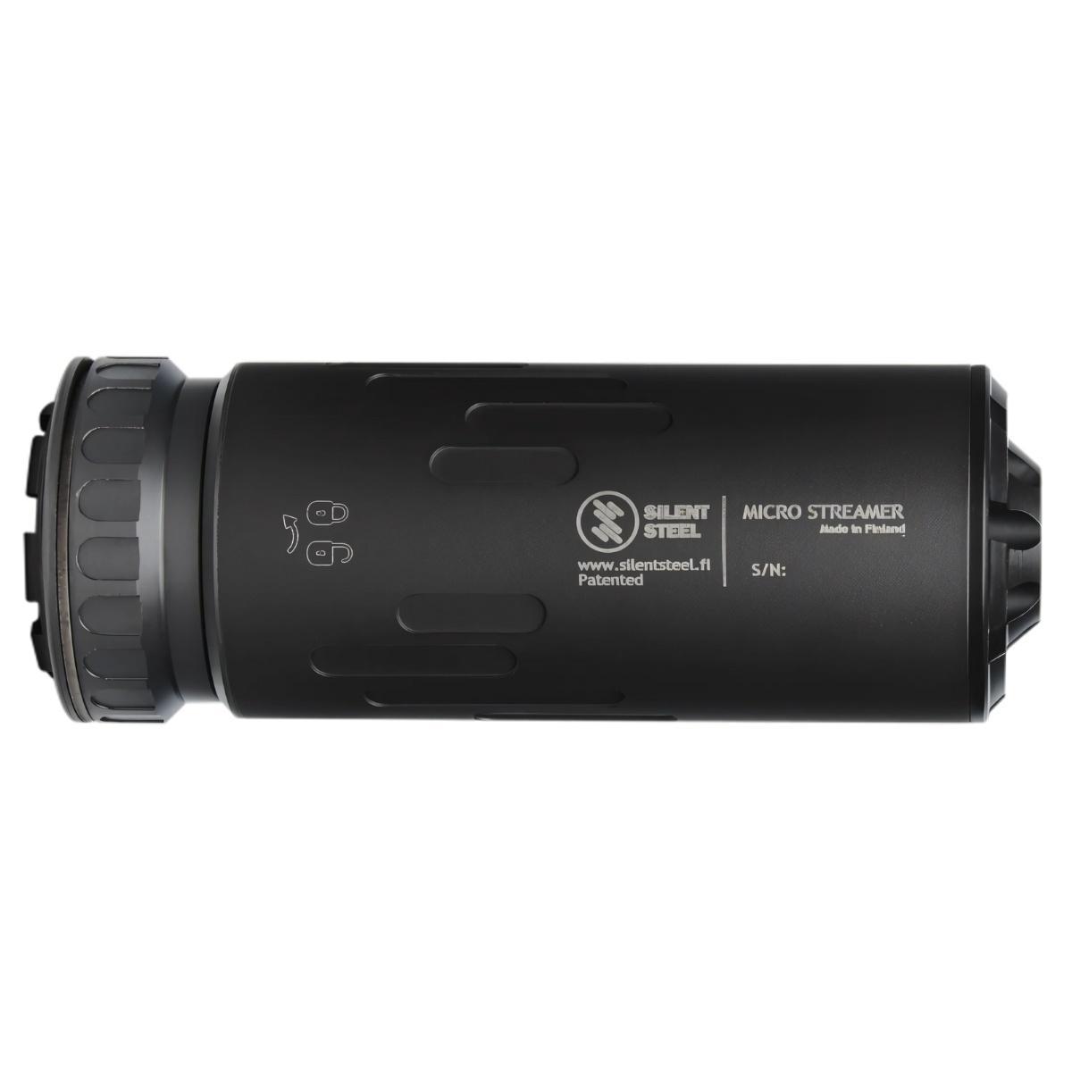 silent steel tlumik micro streamer 9mm qd 3 lug czarny mst900b ss qd3lug