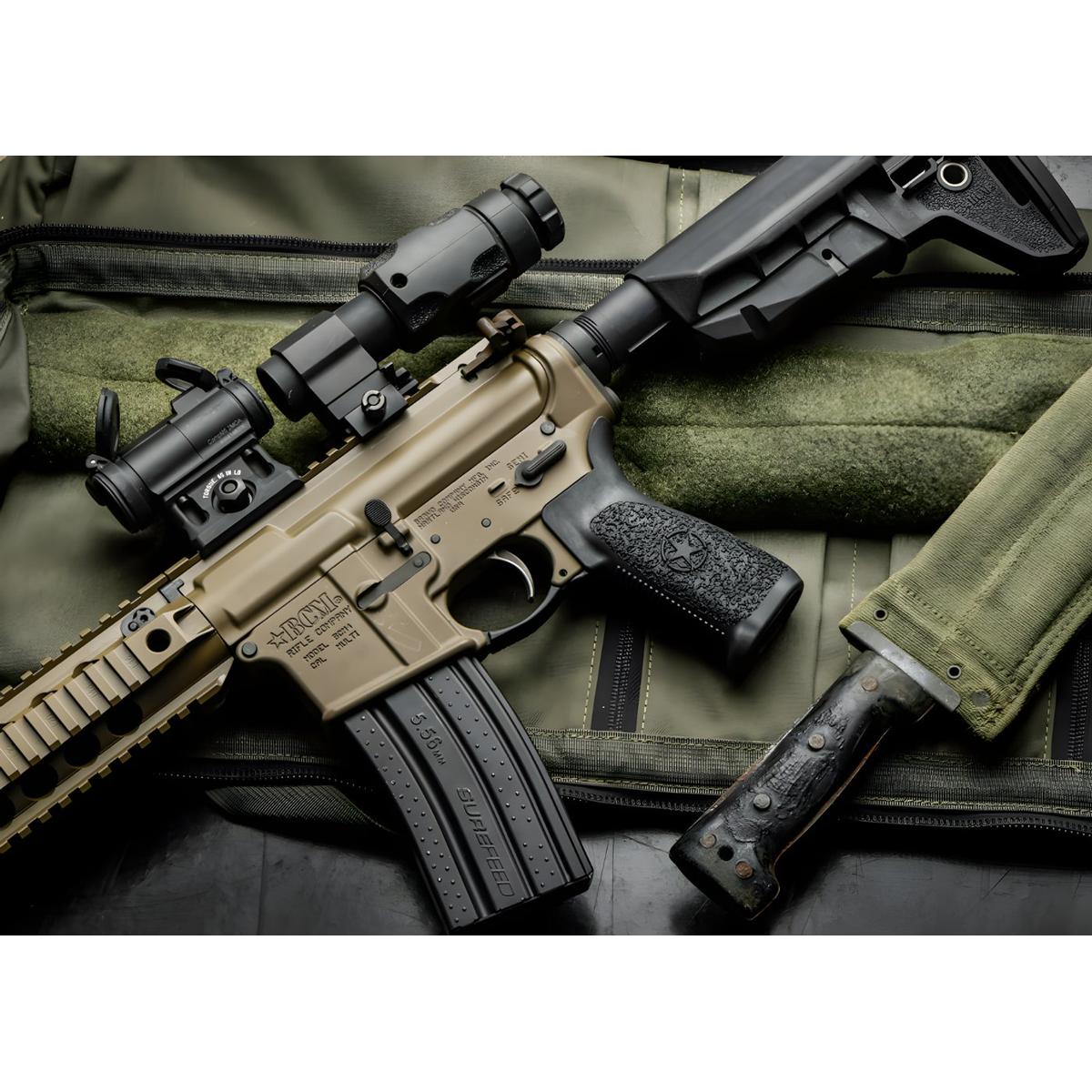 bcm chwyt pistoletowy mod 4 jack carr edition czarny bcm gfg mod 4jc blk