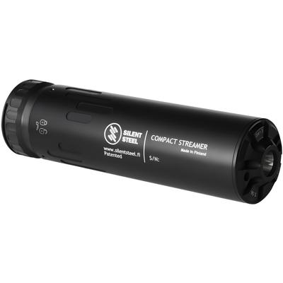 silent steel tlumik flow compact streamer gen3 steel 5 56 black cst556b ss