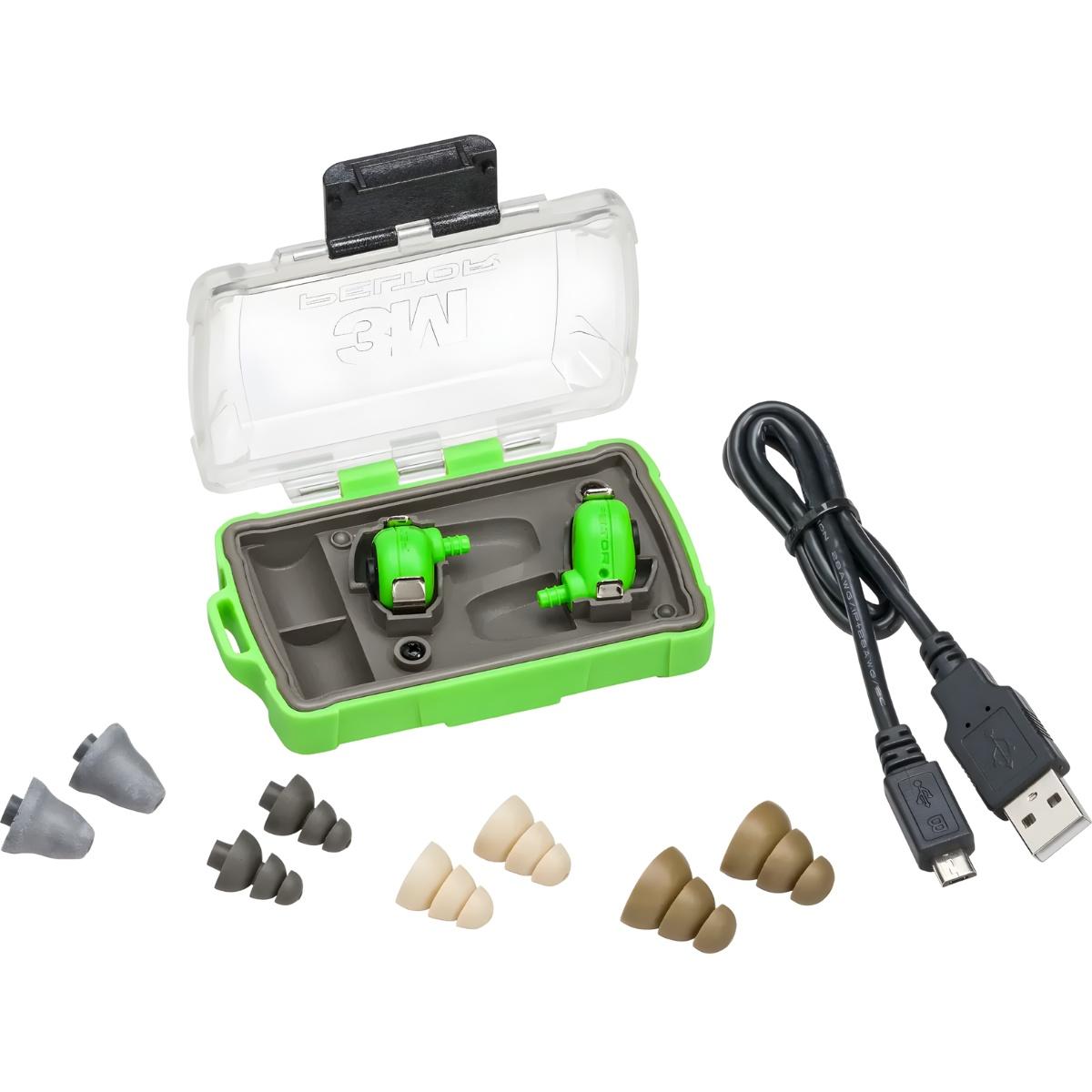 3m aktywne ochronniki sluchu peltor eep 100 eu green