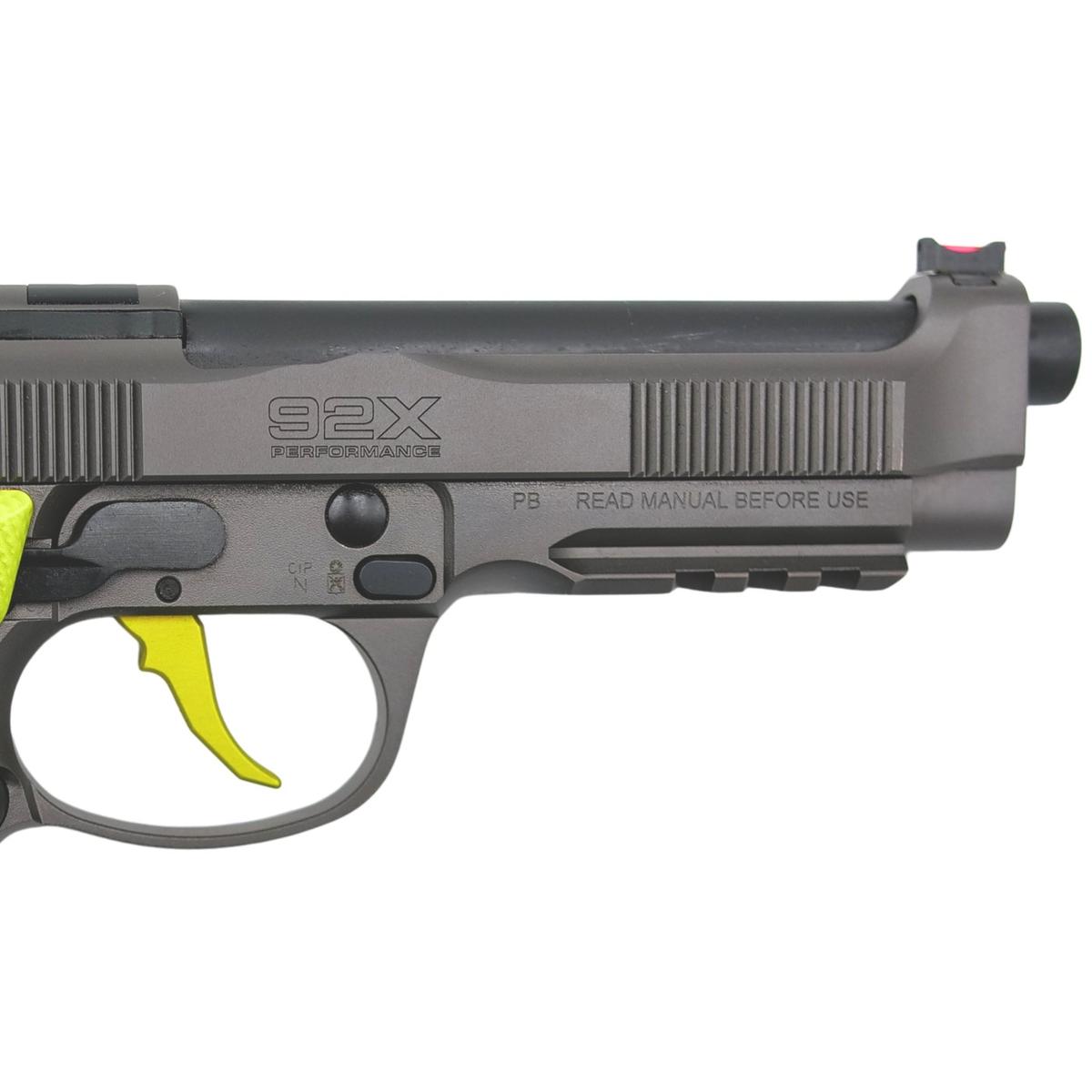 beretta 92x target performance optic dark yellow