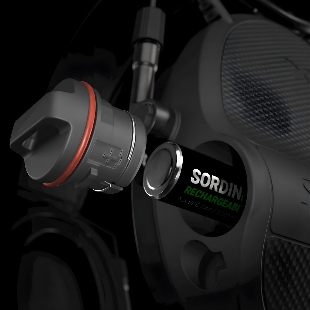 sordin sluchawki aktywne supreme x2 nakarkowe wkl zelowe czarne 301004 20g