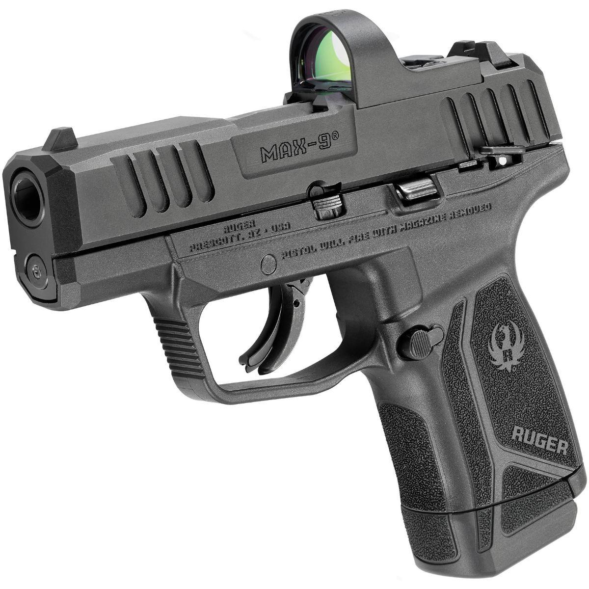 ruger max 9 ms kolimator ready dot black 3523