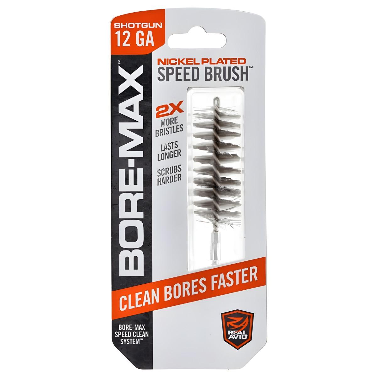 real avid szczotka do czyszczenia broni bore max speed brush 12 ga avbmsb12g