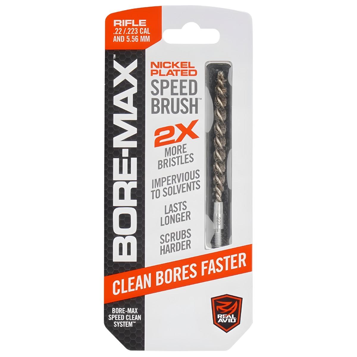 real avid szczotka do czyszczenia broni bore max speed brush 223 avbmsb223