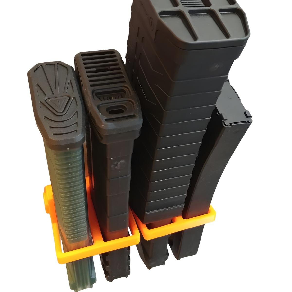 mp armagholder uchwyt magnetyczny na dwa magazynki ar orange