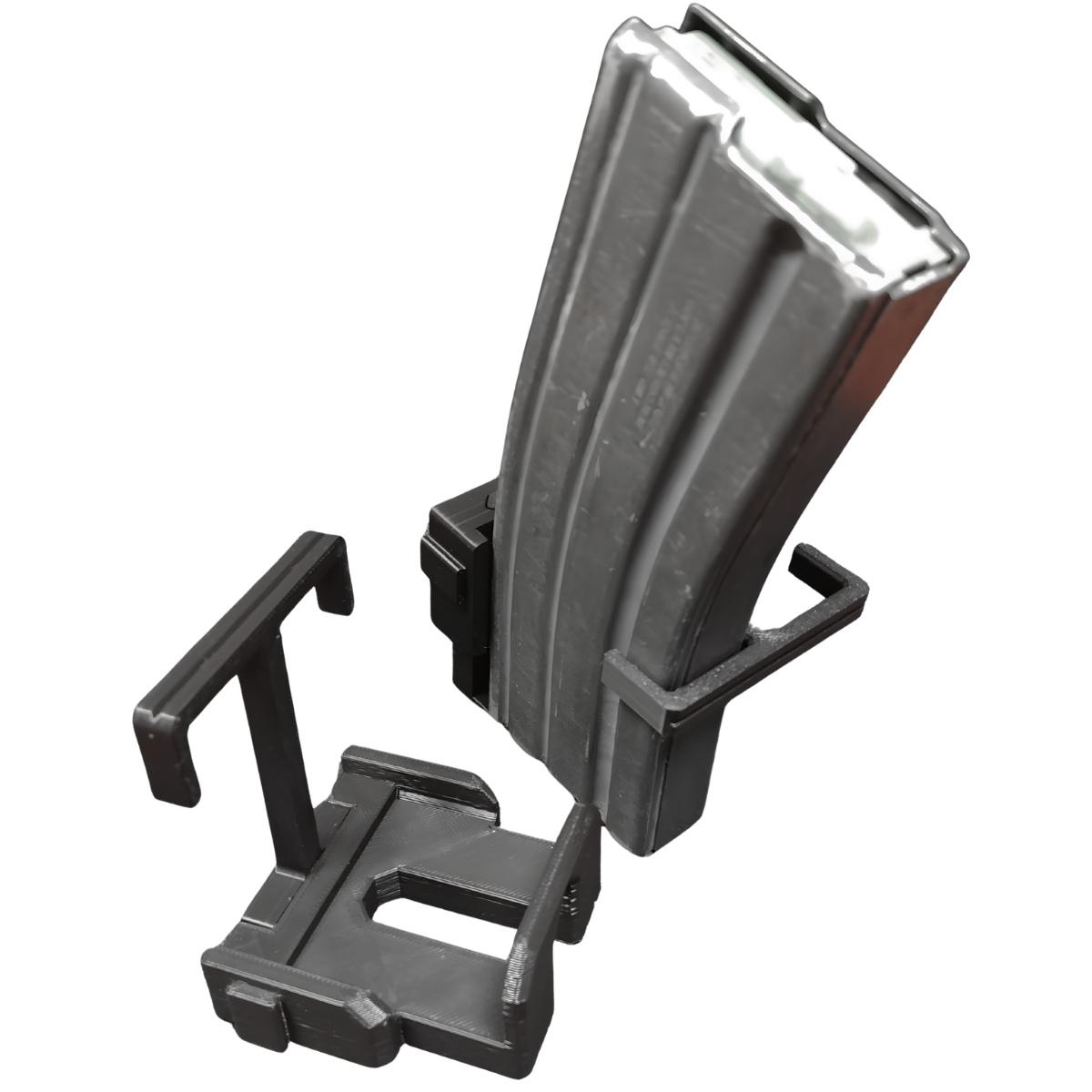 mp armagholder uchwyt magnetyczny na dwa magazynki ar czarny