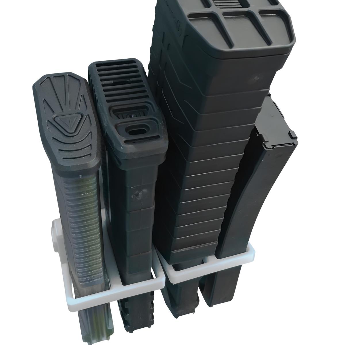 mp armagholder uchwyt magnetyczny na dwa magazynki ar szary