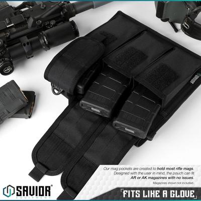 savior torba na magazynki karabinek rifle mag pouch 6 slotow black mp rs x6 st bk