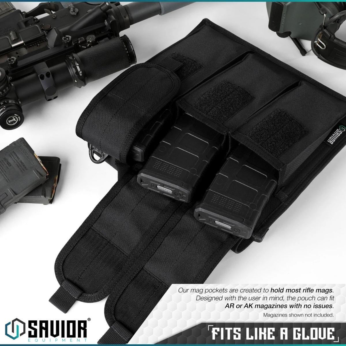 savior torba na magazynki karabinek rifle mag pouch 6 slotow black mp rs x6 st bk