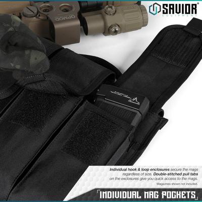 savior torba na magazynki karabinek rifle mag pouch 6 slotow black mp rs x6 st bk