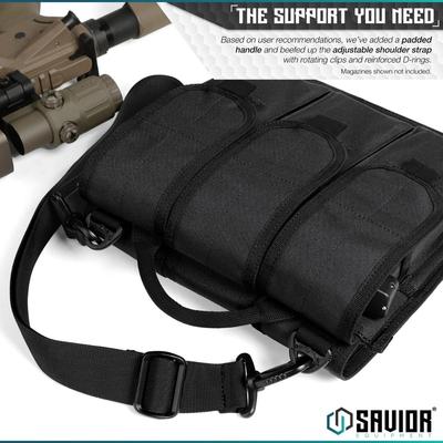 savior torba na magazynki karabinek rifle mag pouch 6 slotow black mp rs x6 st bk
