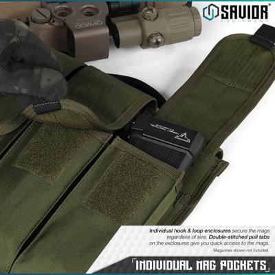 savior torba na magazynki karabinek rifle mag pouch 6 slotow od green mp rs x6 st og