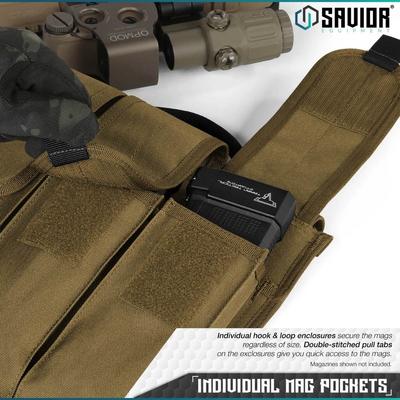 savior torba na magazynki karabinek rifle mag pouch 6 slotow tan mp rs x6 st tn